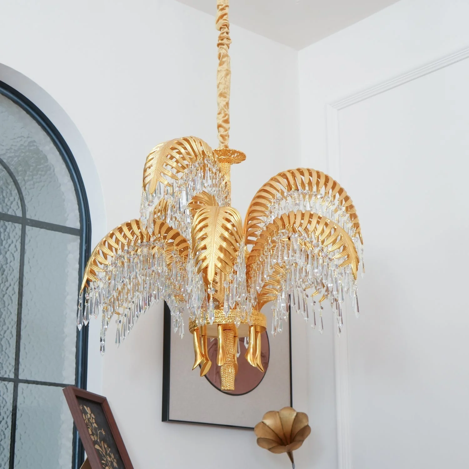 Odoraris Regal Brass Crystal Chandelier - Image 72