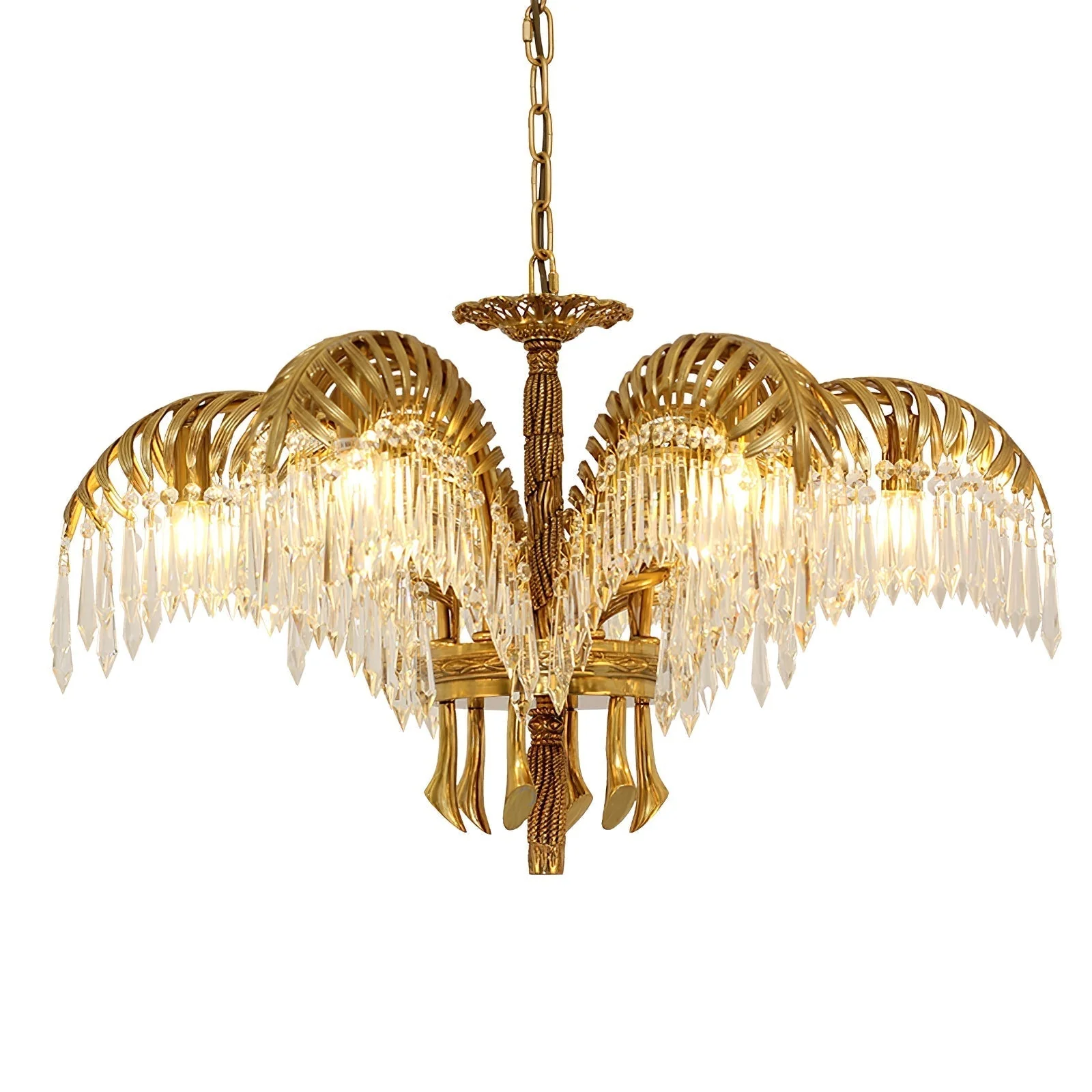Odoraris Regal Brass Crystal Chandelier - Image 75