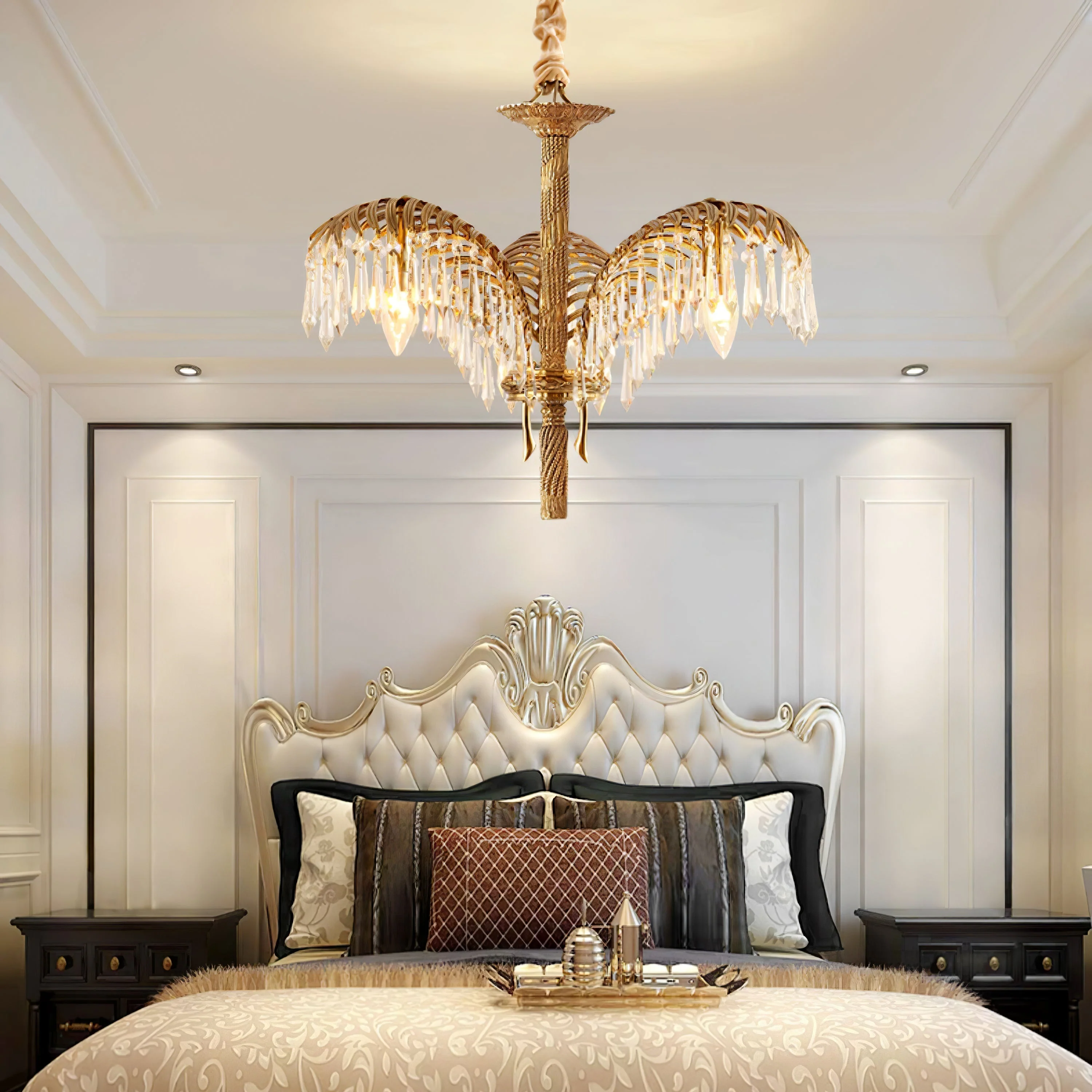 Odoraris Regal Brass Crystal Chandelier - Image 82