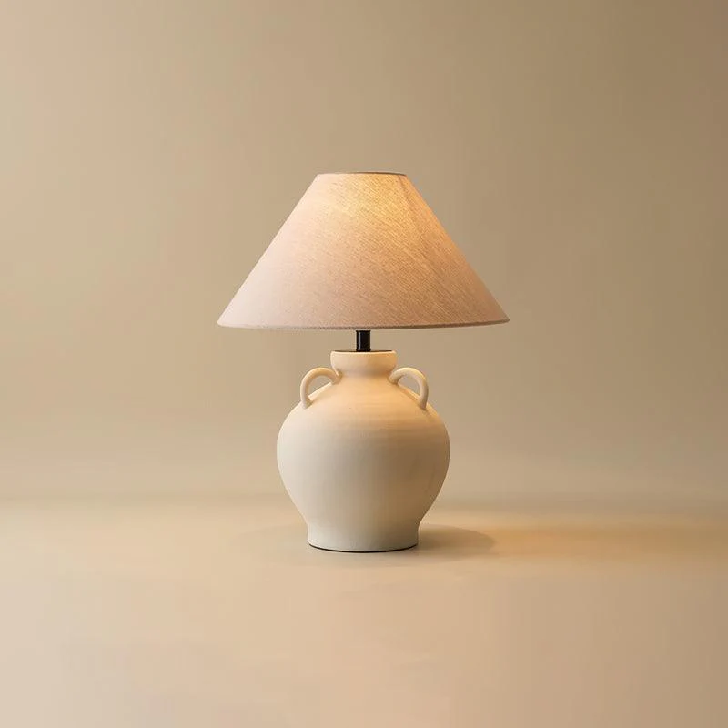 Old Wine Pot Oriental Ceramics Table Light - Image 13