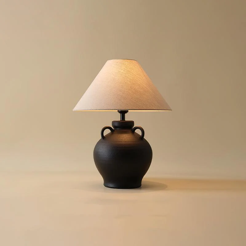 Old Wine Pot Oriental Ceramics Table Light - Image 15