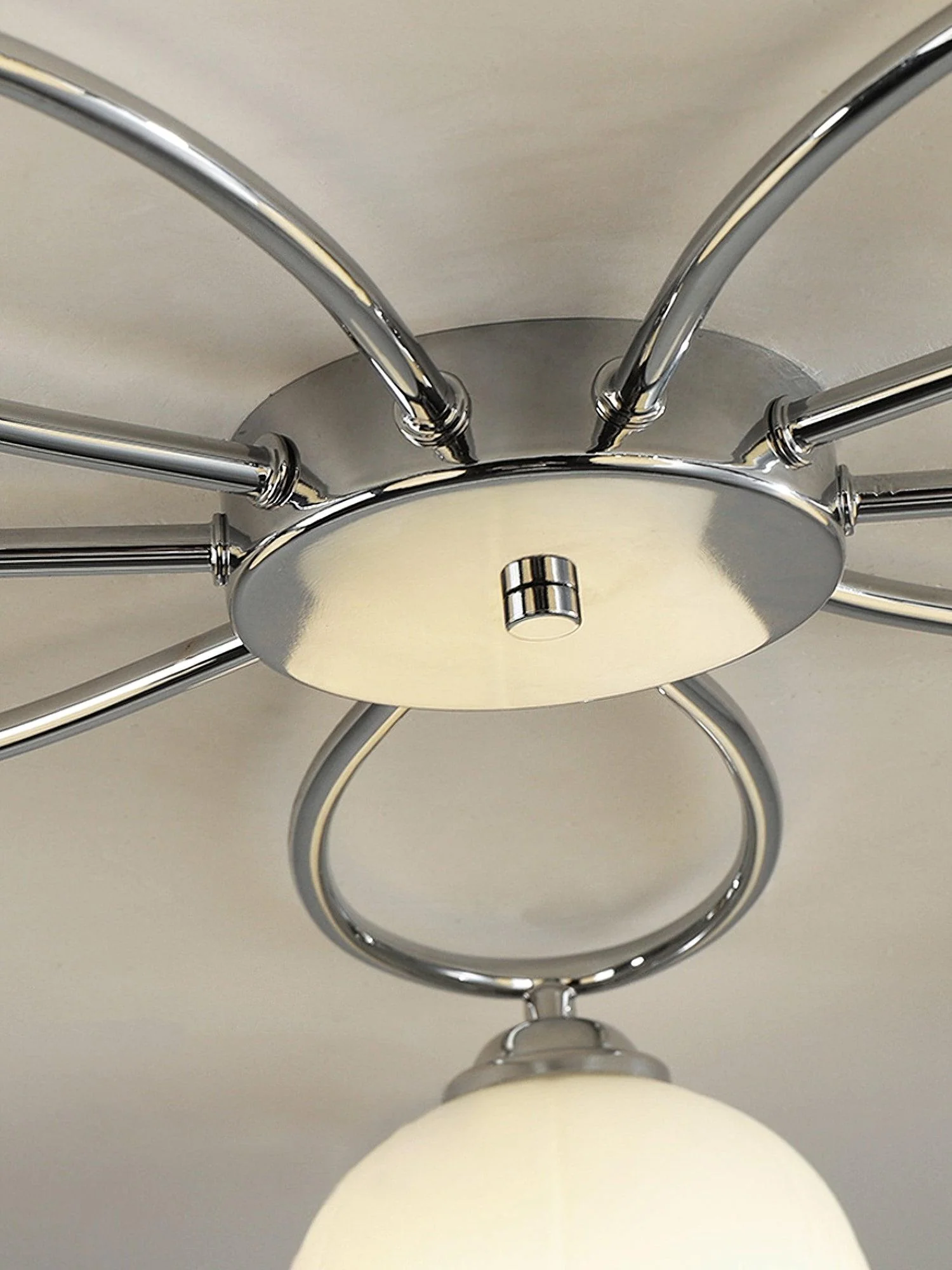 Oldore Premium Elegance Floral Glass Ceiling Lamp - Image 13