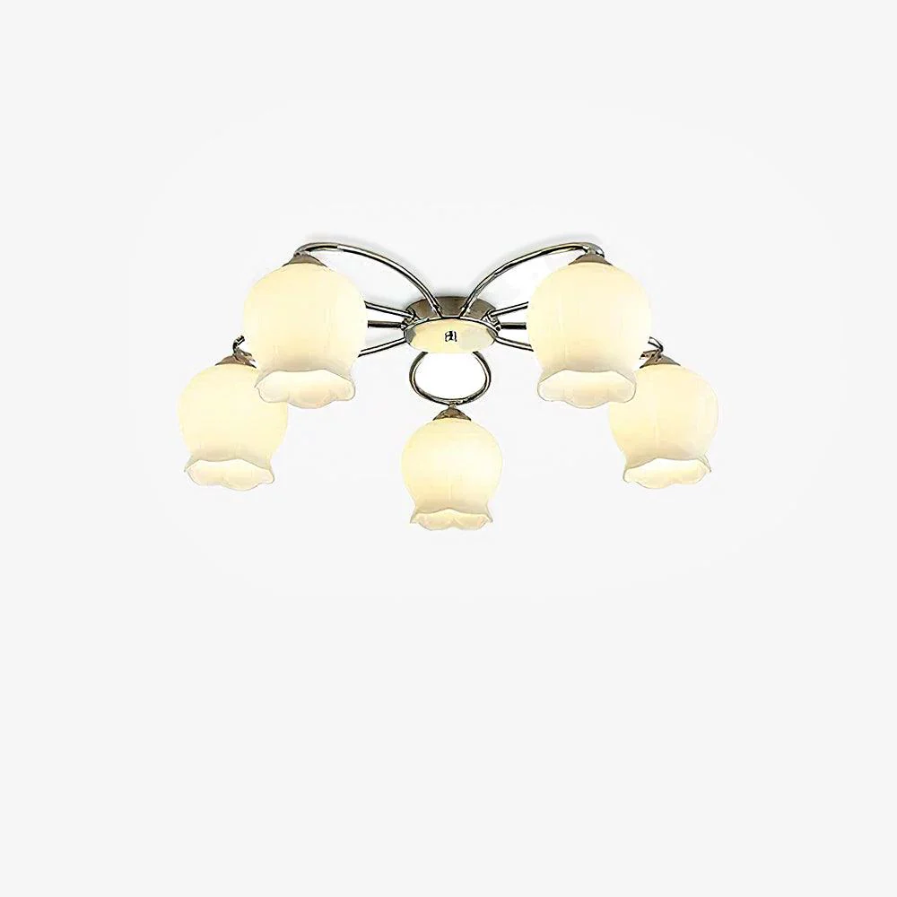 Oldore Premium Elegance Floral Glass Ceiling Lamp - Image 14