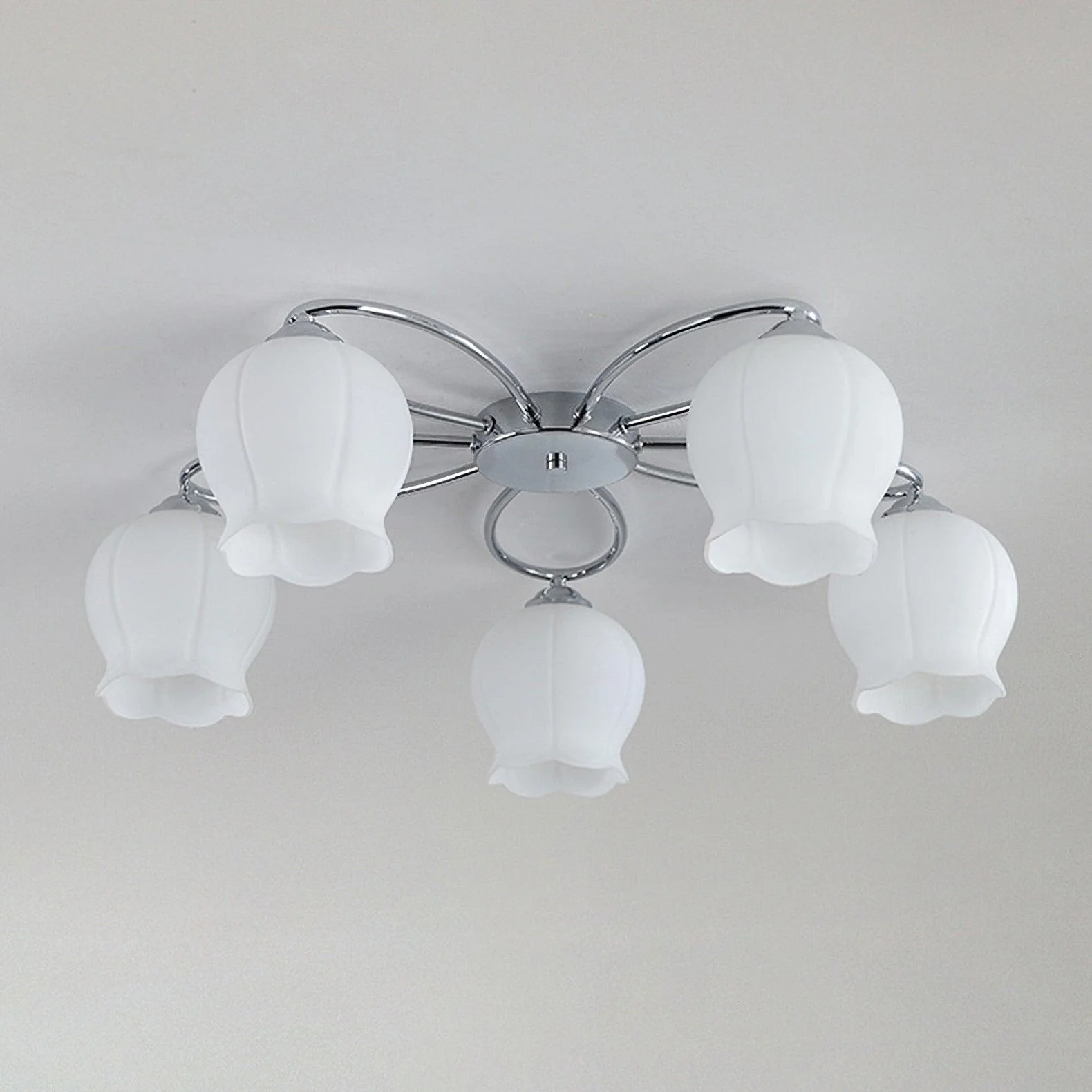Oldore Premium Elegance Floral Glass Ceiling Lamp - Image 2