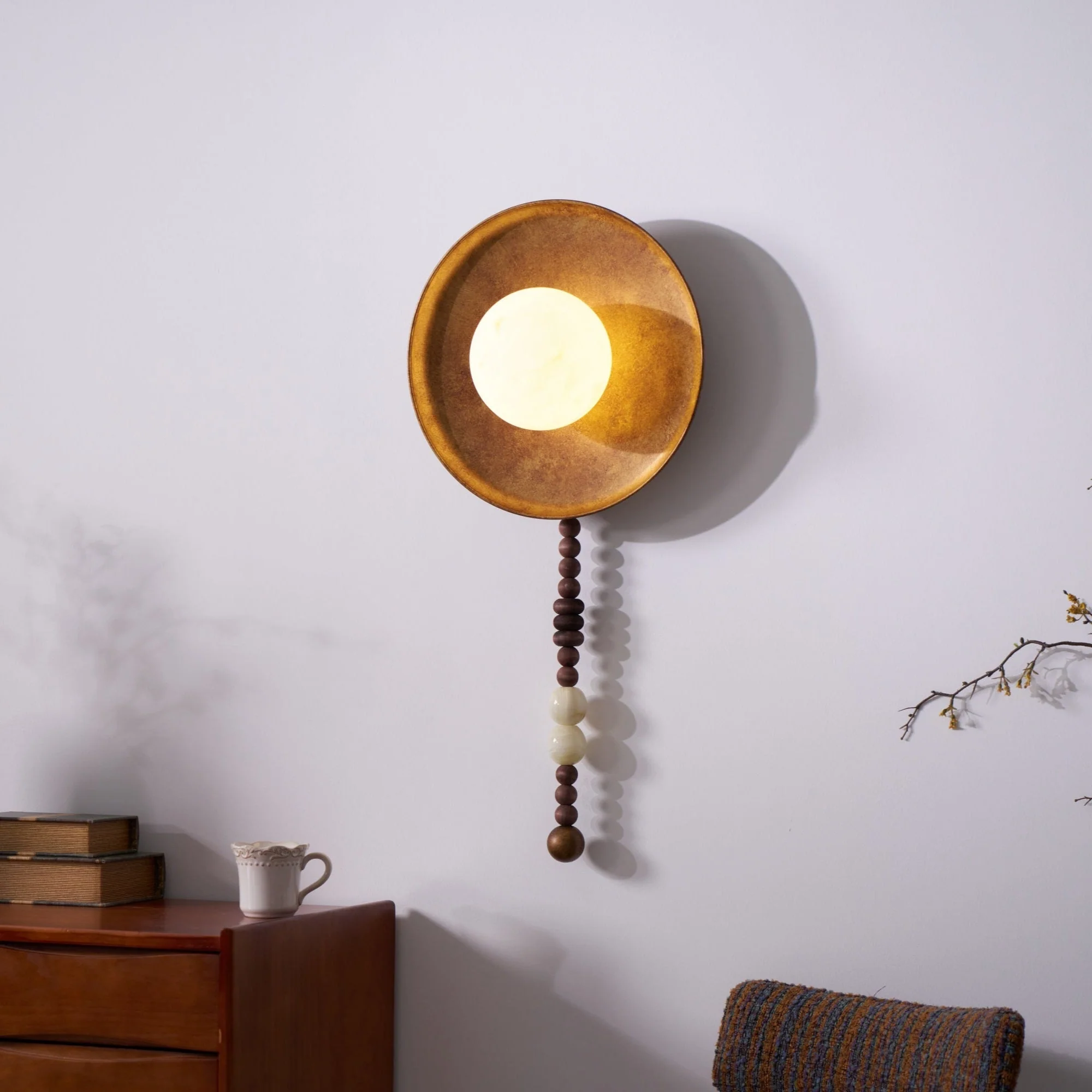 Olive Premium Nordic Art Marble Wall Light - Image 4