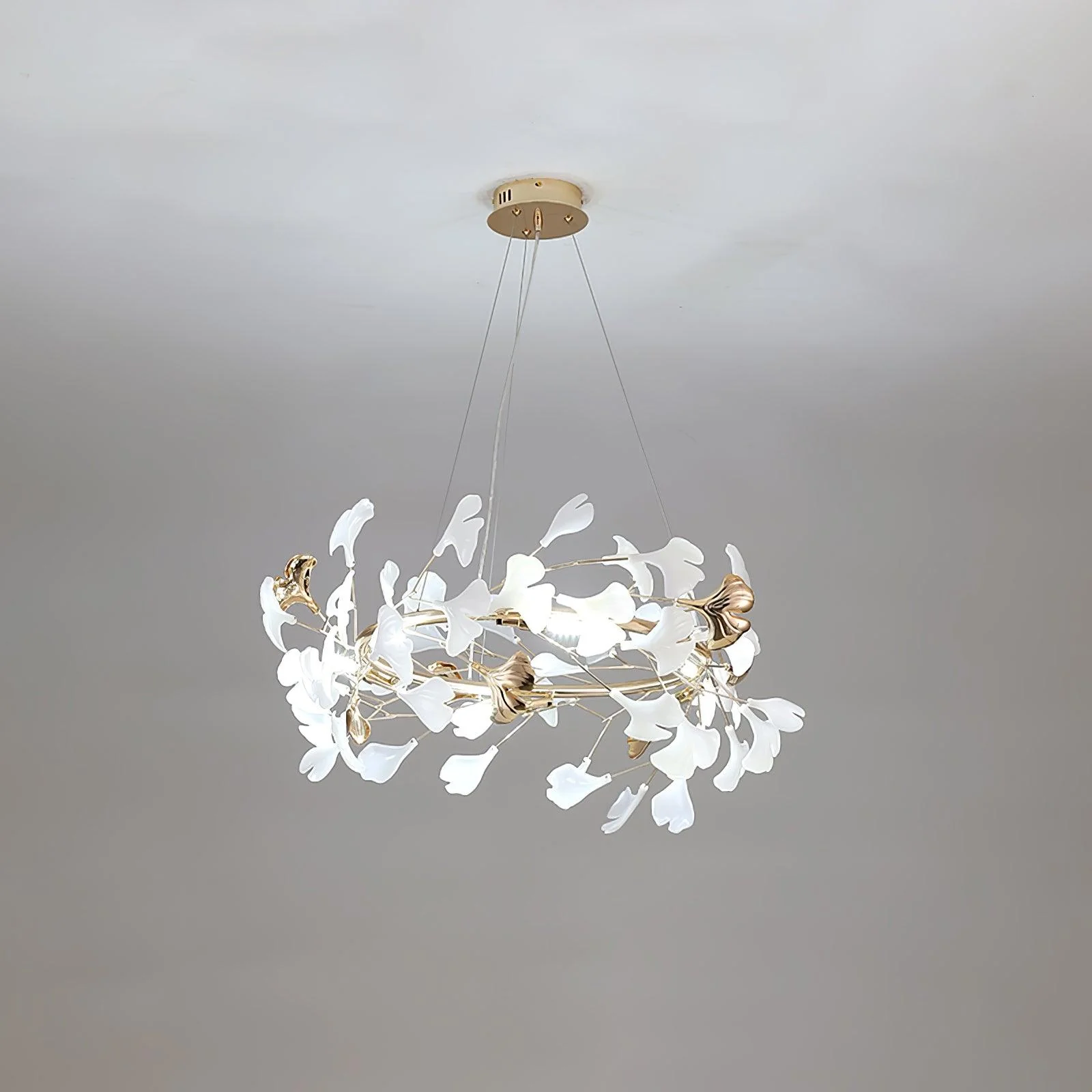 Olivia Ceramic Gingko Chandelier 4 Styles - Image 15