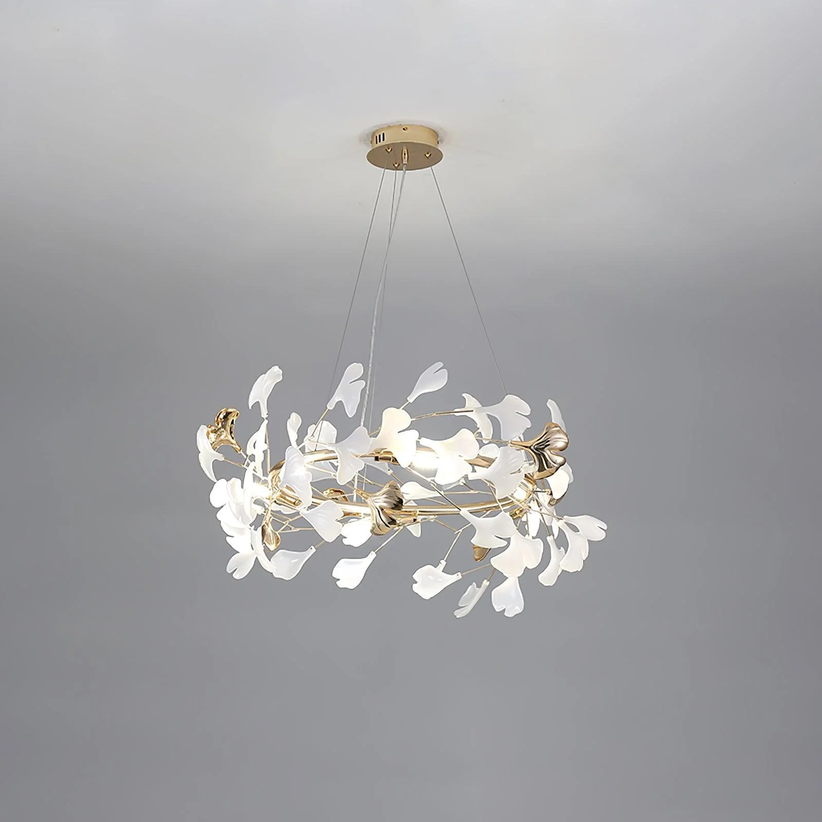 Olivia Ceramic Gingko Chandelier 4 Styles - Image 17