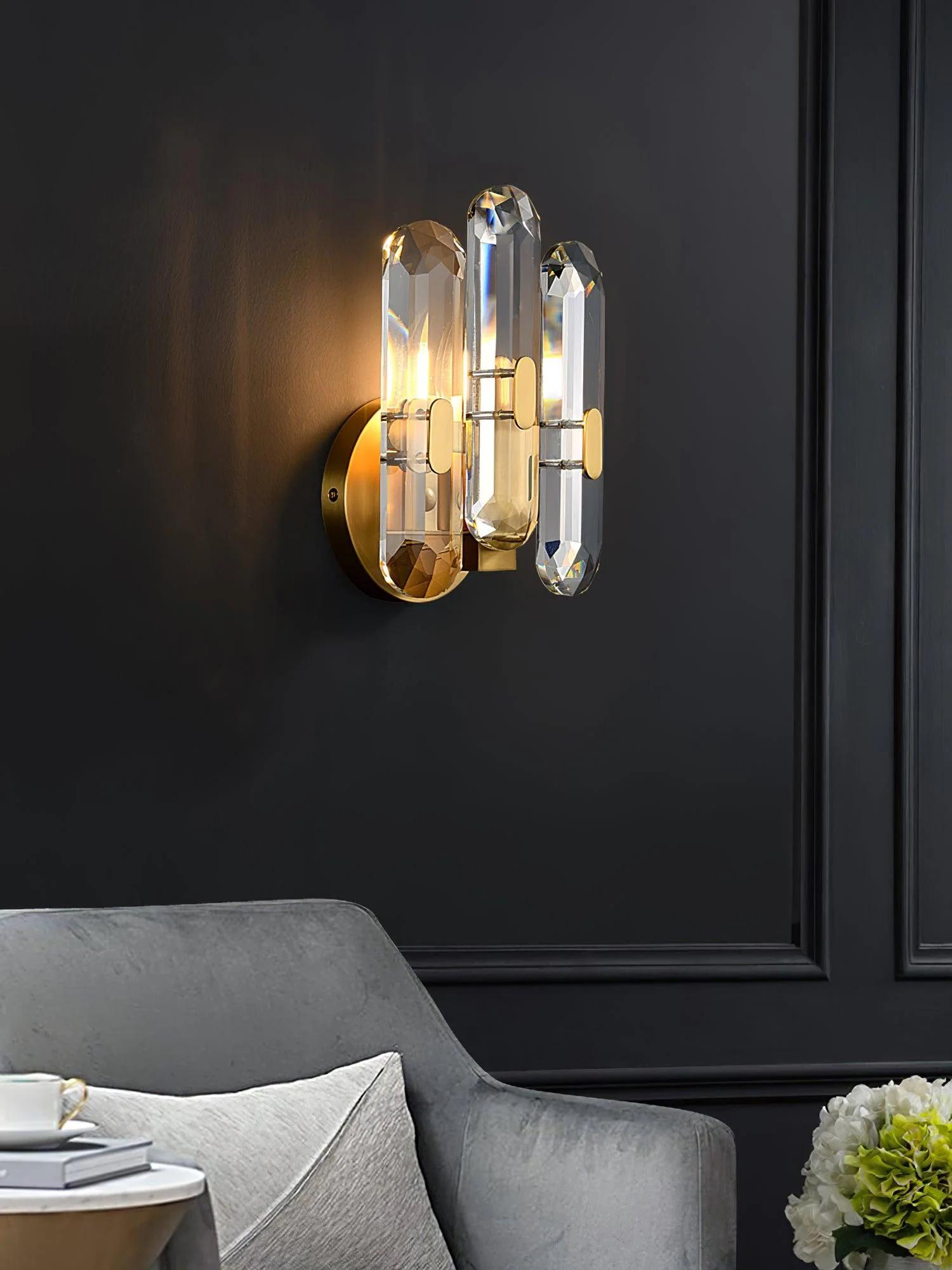 Kristy Postmodern Luxury Crystal Sconce Wall Lamp - Image 23