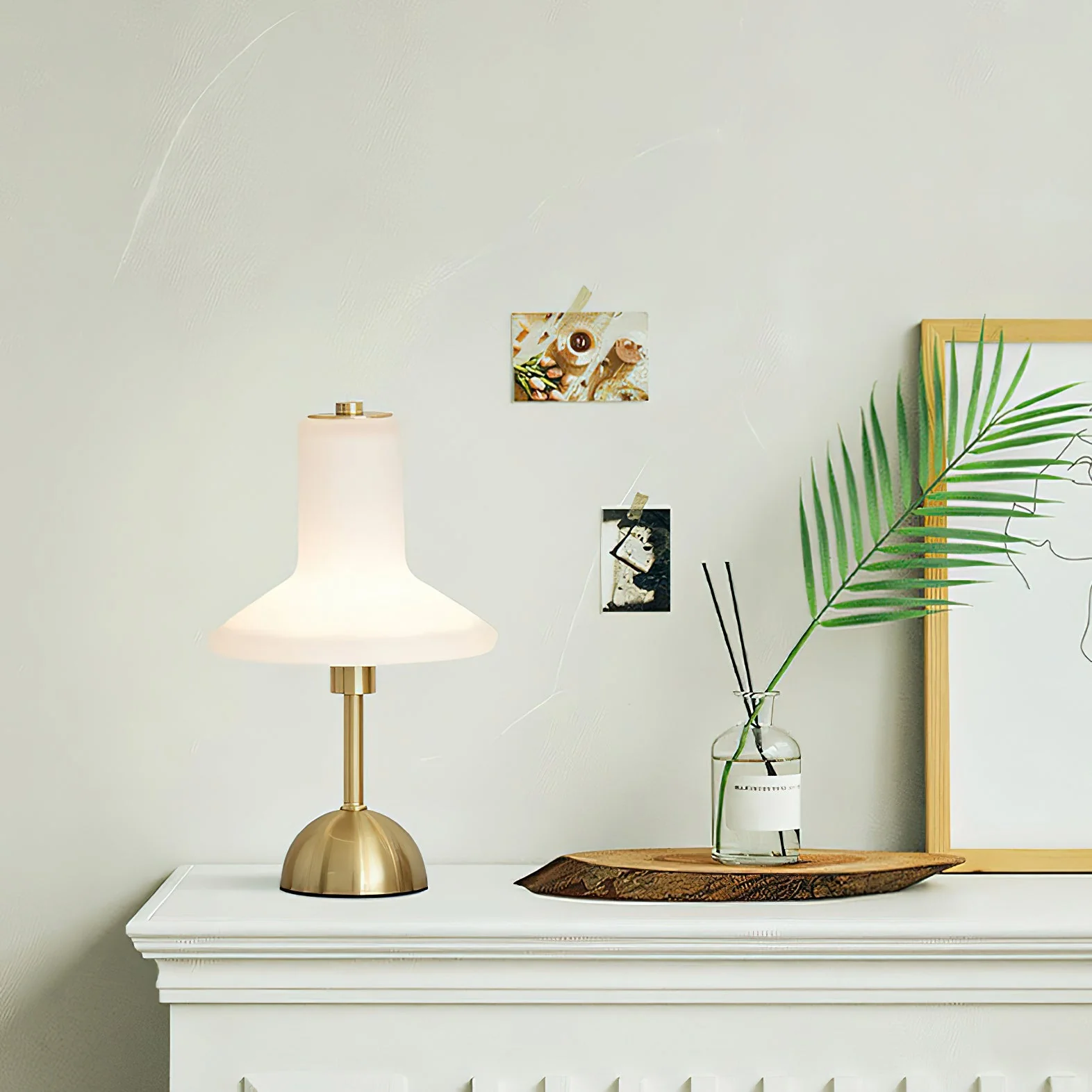 Olly Modern Glass Table Lamp - Image 8