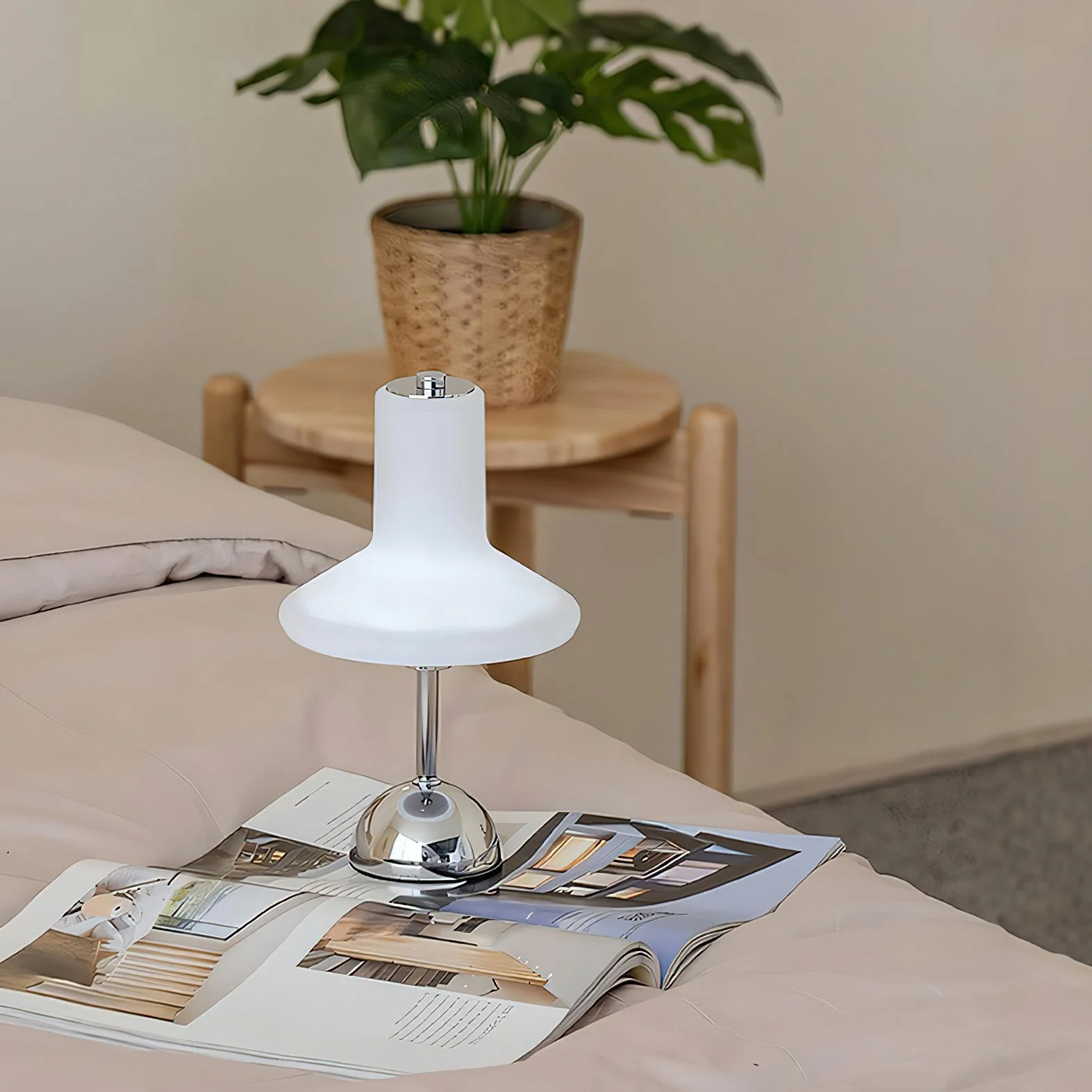 Olly Modern Glass Table Lamp - Image 9