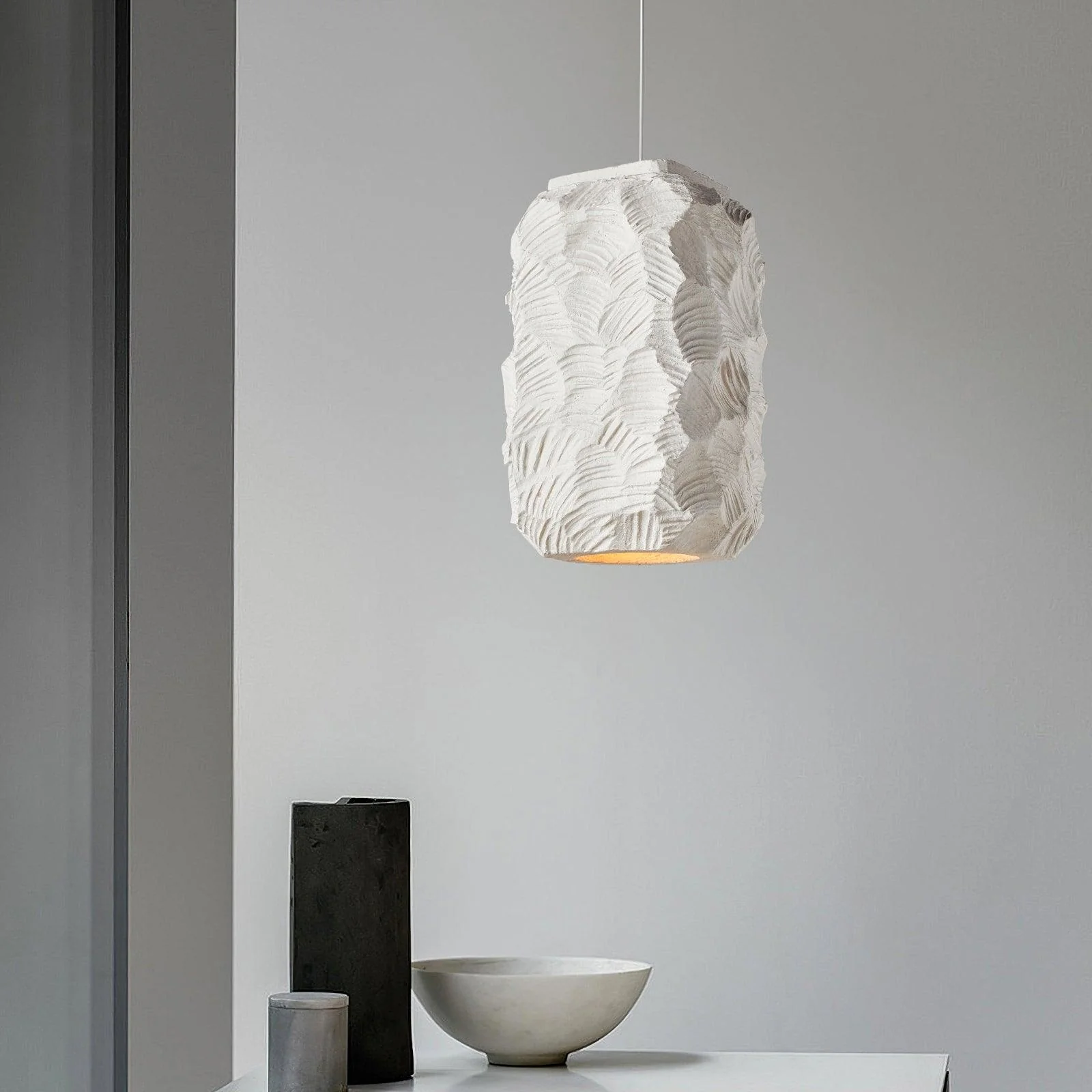 Olsilel Individual Creativity Geometry Resin Pendant Lamp - Image 4