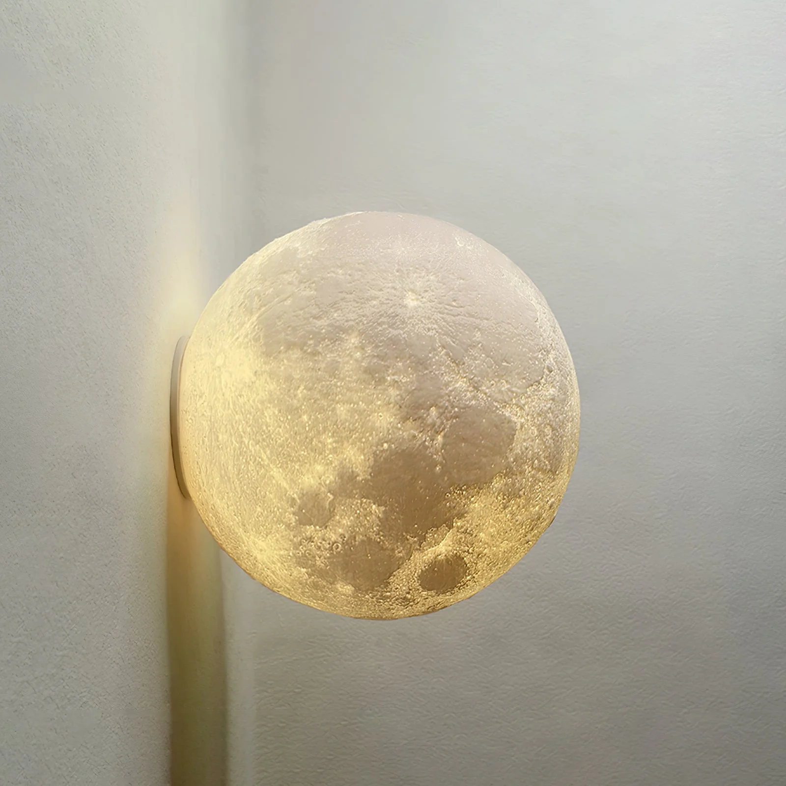 Olsolan Nordic Art Moon 3D Plastic Wall Lamp - Image 10