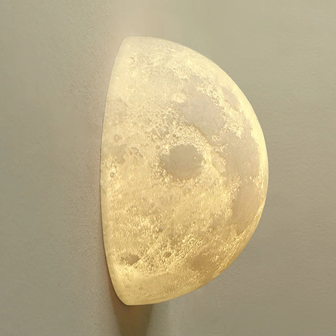 Olsolan Nordic Art Moon 3D Plastic Wall Lamp - Image 21