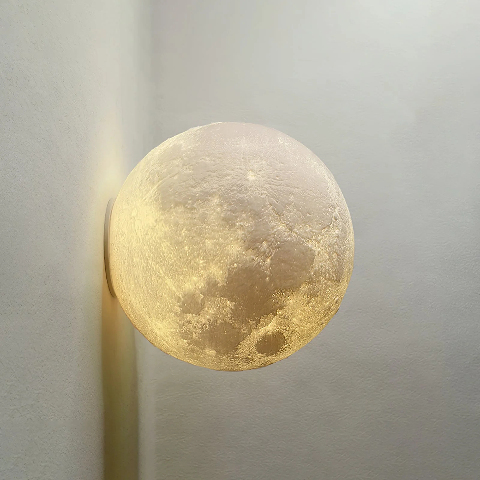 Olsolan Nordic Art Moon 3D Plastic Wall Lamp - Image 36