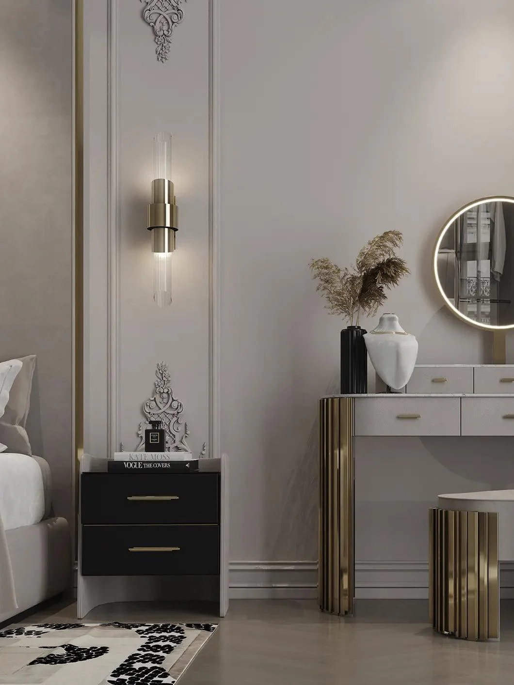 Opal Wall Lamp Nordic Art Small Crystal - Image 10