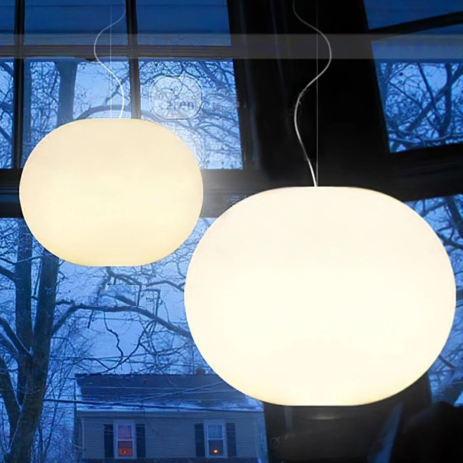 Orba Contemporary Glass Pendant Lamp - Image 11