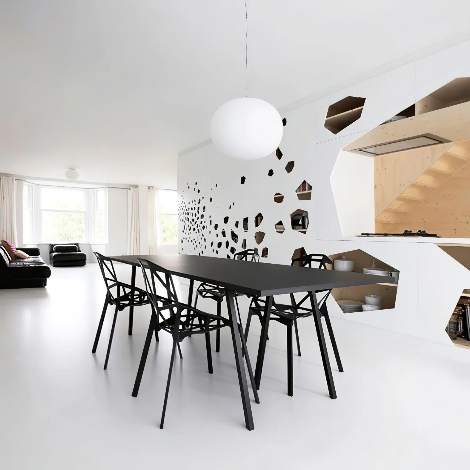 Orba Contemporary Glass Pendant Lamp - Image 19