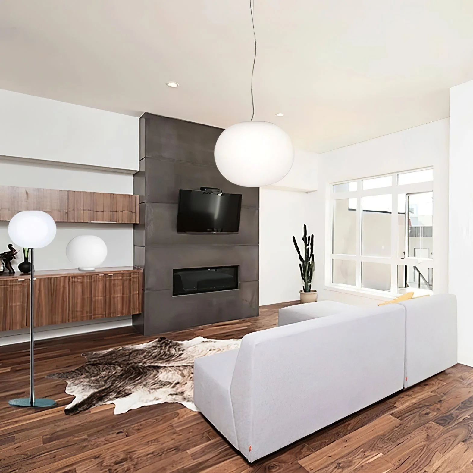 Orba Contemporary Glass Pendant Lamp - Image 21