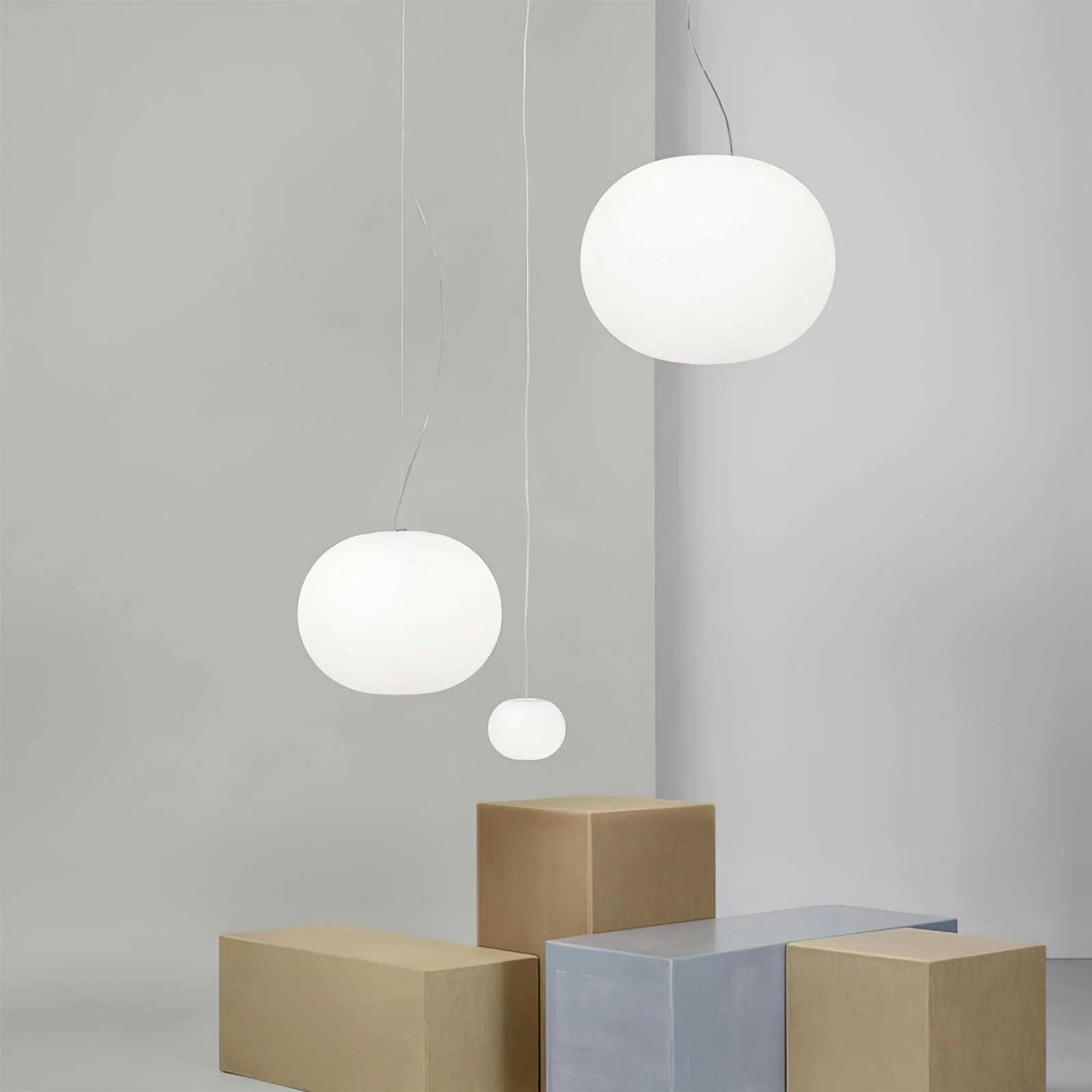 Orba Contemporary Glass Pendant Lamp - Image 4