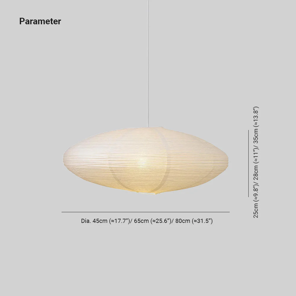 Orba Washi Paper 15A Pendant Light - Image 124