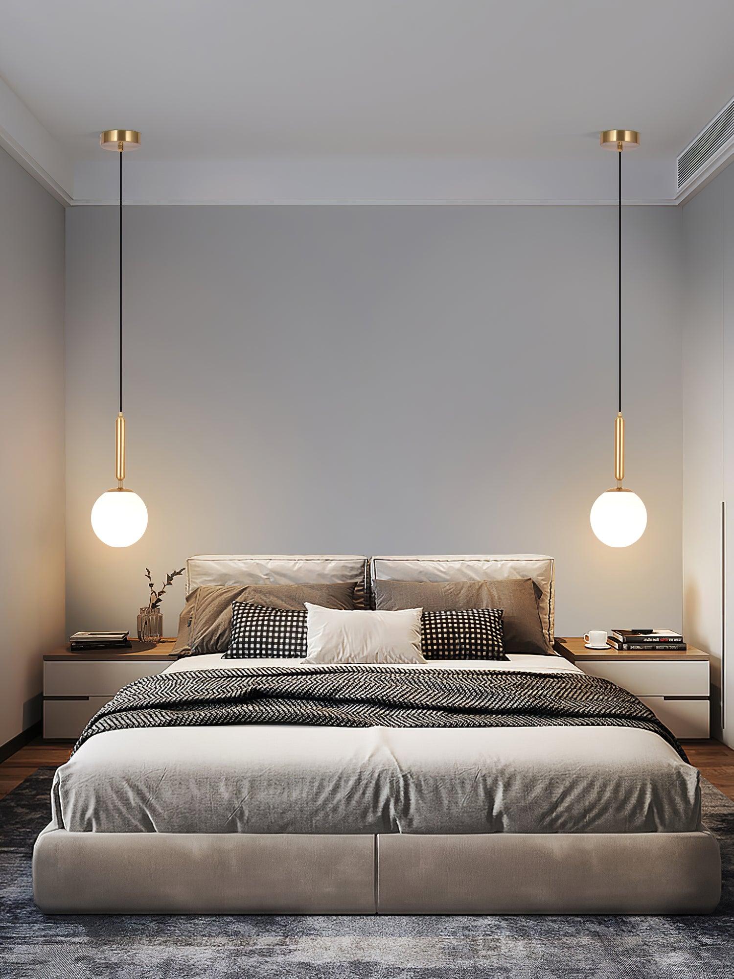 Orbita Minimalist Brass Pendant Light - Image 37