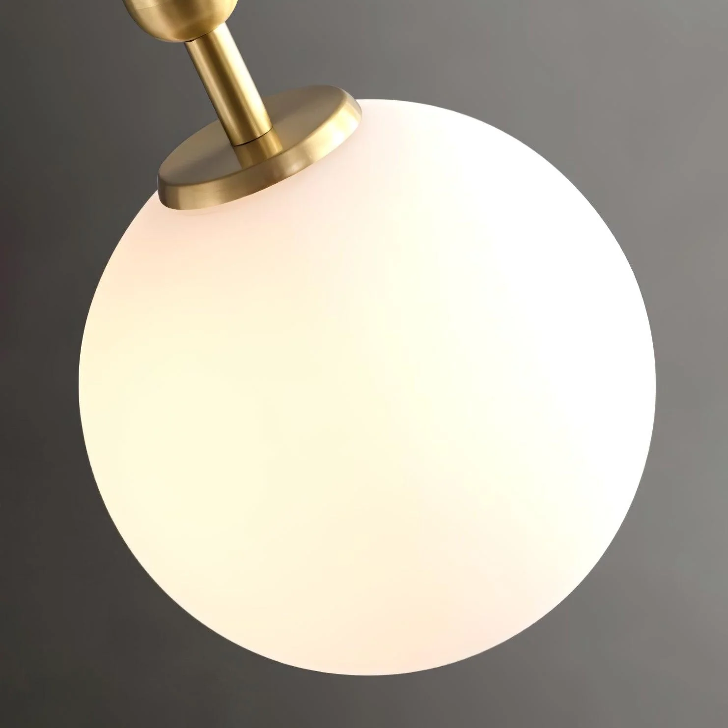 Orbita Minimalist Brass Pendant Light - Image 9
