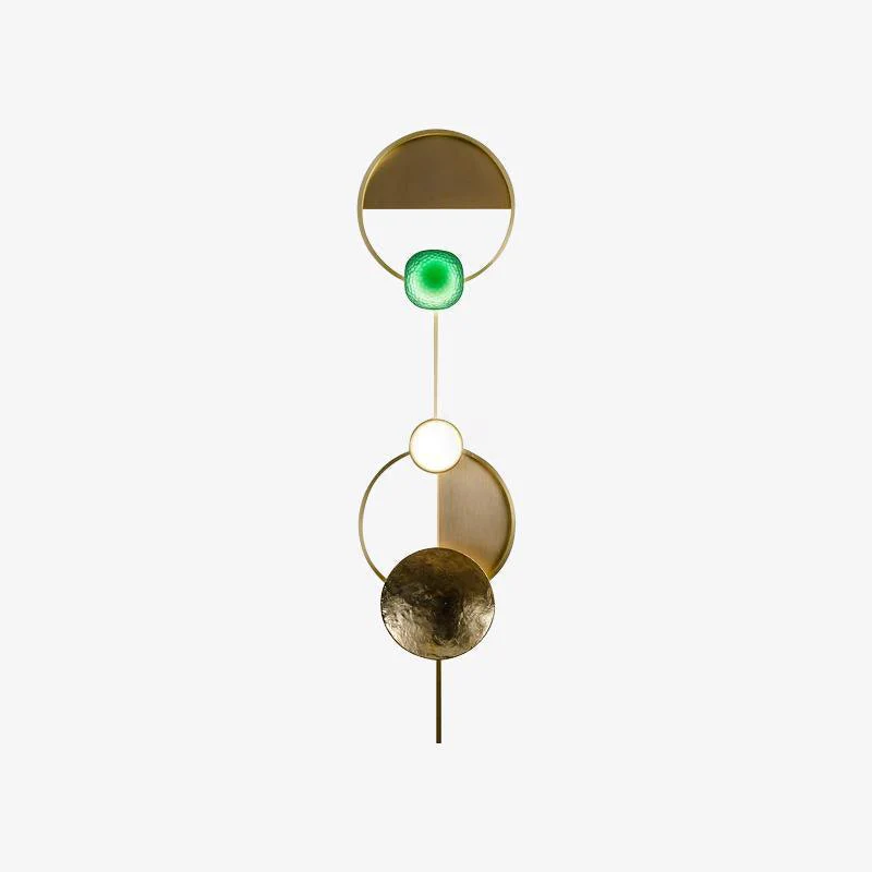 Orbiten Brass & Glass Modern Wall Lamp - Image 15