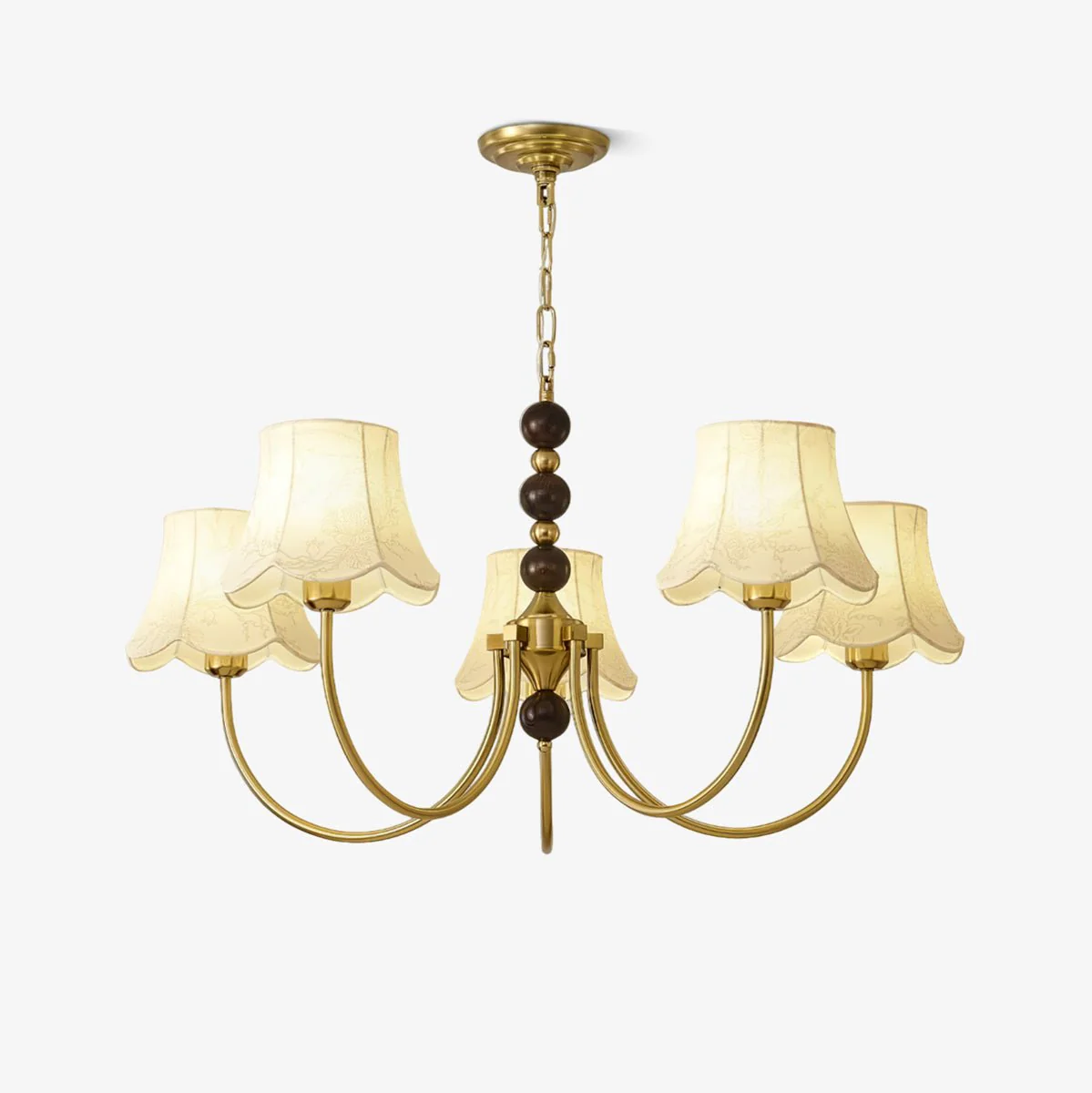 Orchid Chandelier Fabric Golden - Image 10