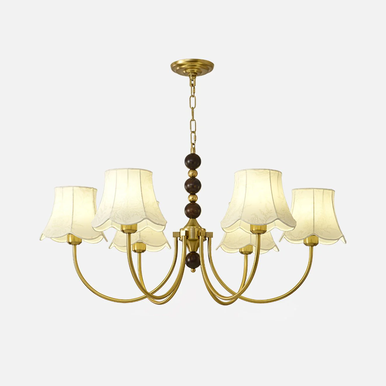 Orchid Chandelier Fabric Golden - Image 11