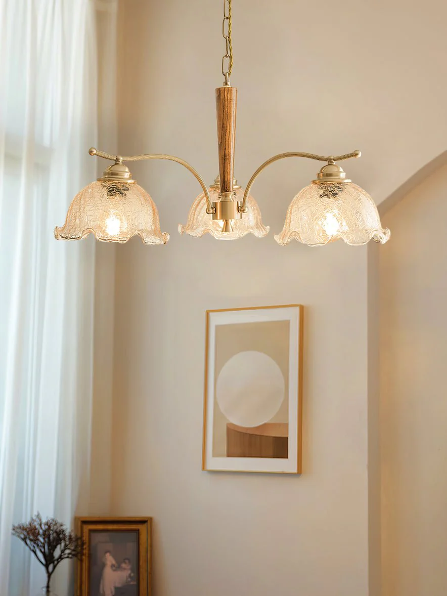 Orchid Vintage Glass Chandelier - Image 11