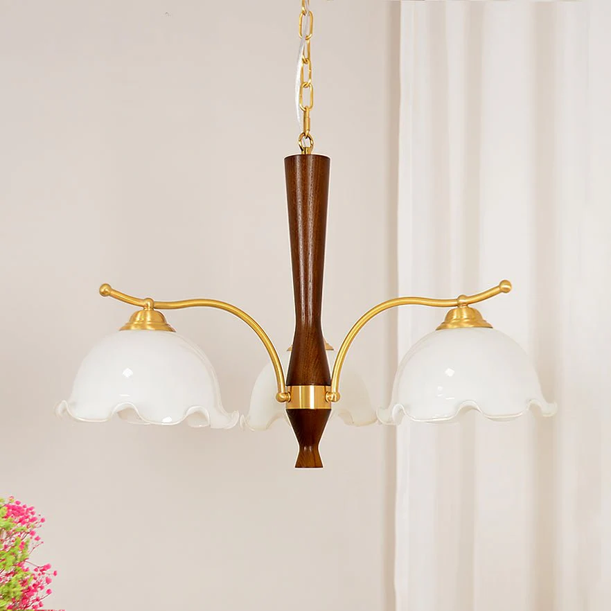 Orchid Vintage Glass Chandelier - Image 14