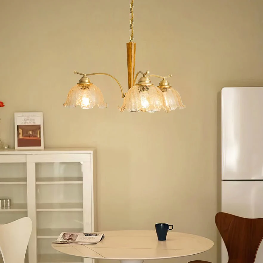 Orchid Vintage Glass Chandelier - Image 17