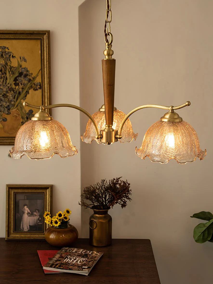 Orchid Vintage Glass Chandelier - Image 18