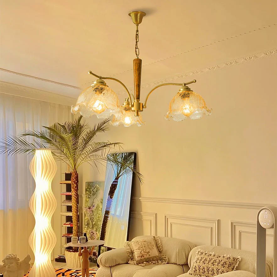 Orchid Vintage Glass Chandelier - Image 20