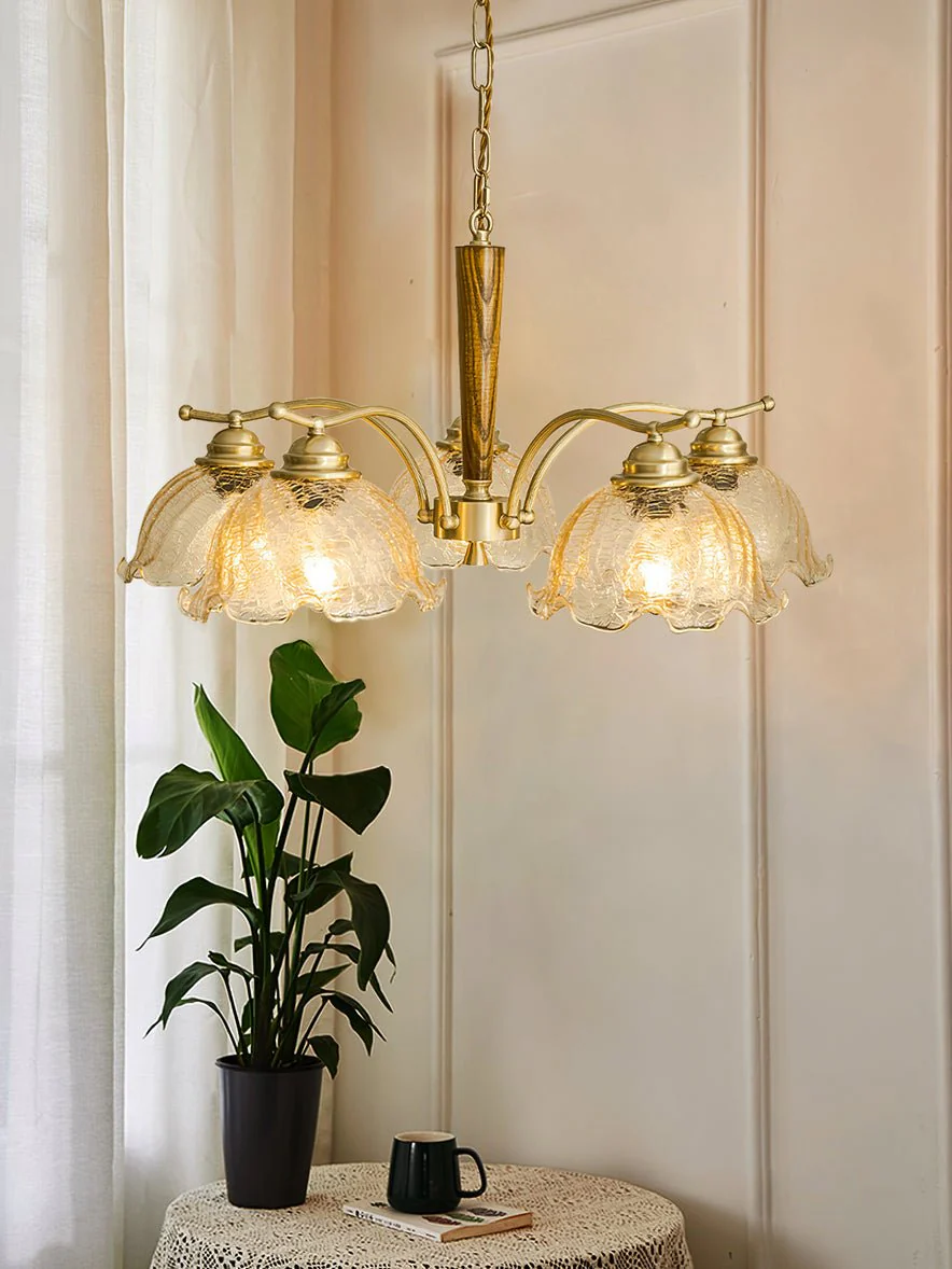 Orchid Vintage Glass Chandelier - Image 21