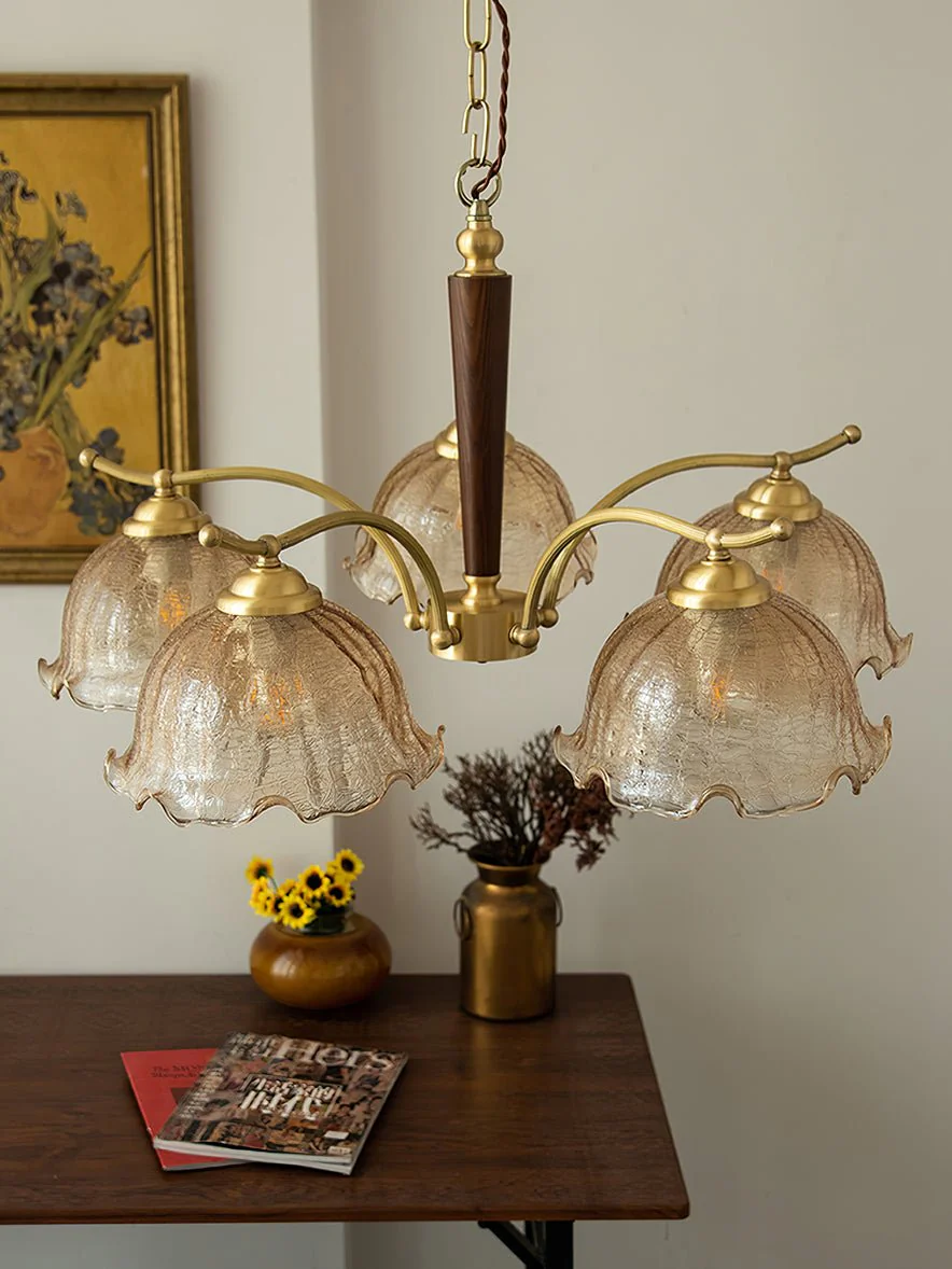 Orchid Vintage Glass Chandelier - Image 22