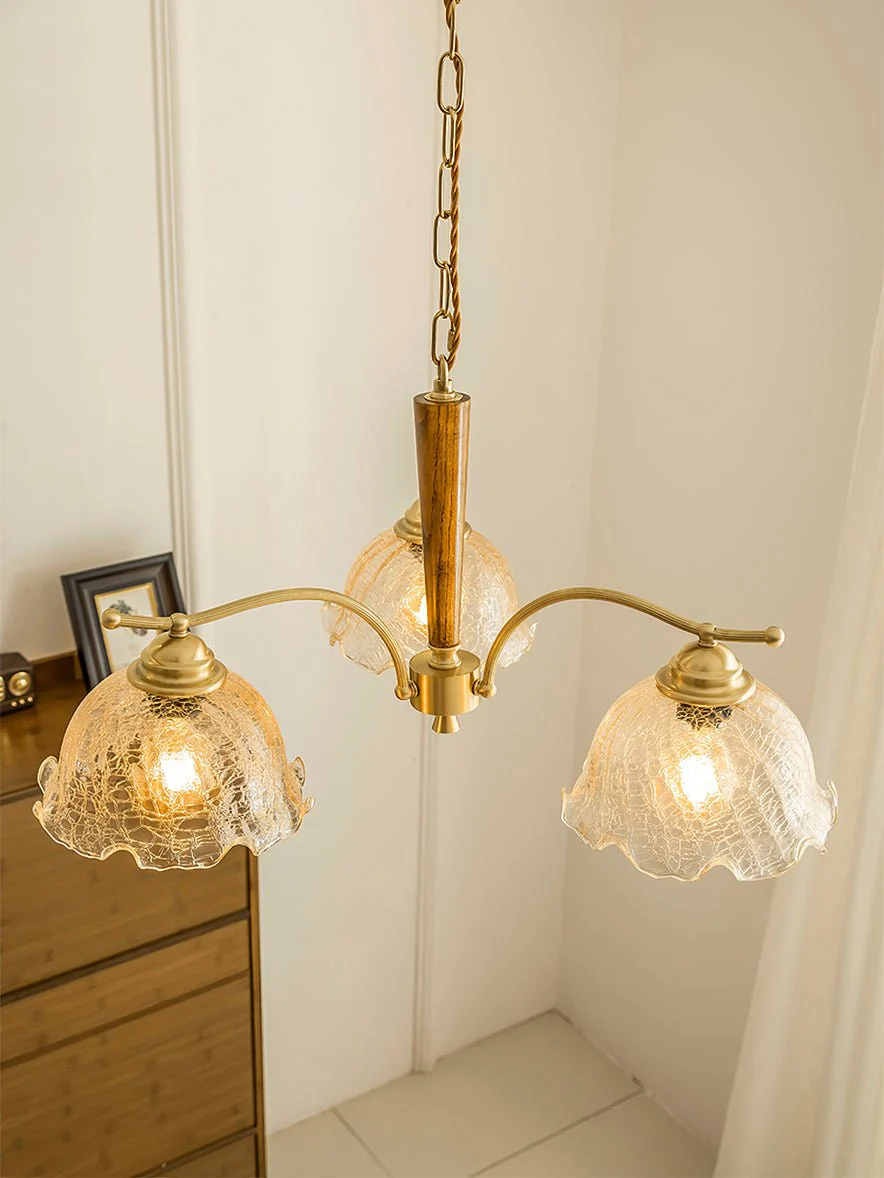 Orchid Vintage Glass Chandelier - Image 24