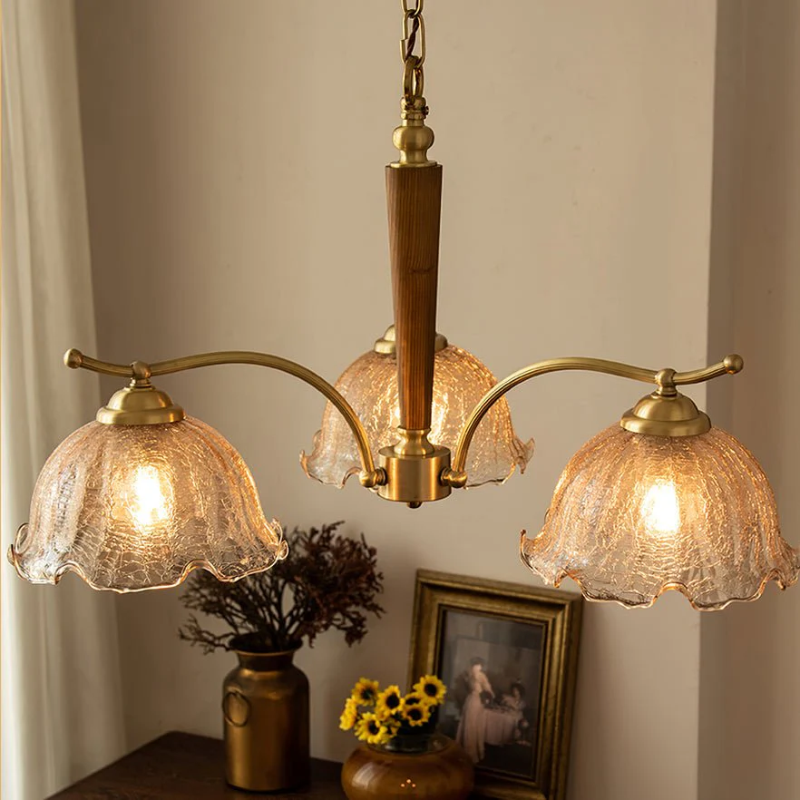 Orchid Vintage Glass Chandelier - Image 26