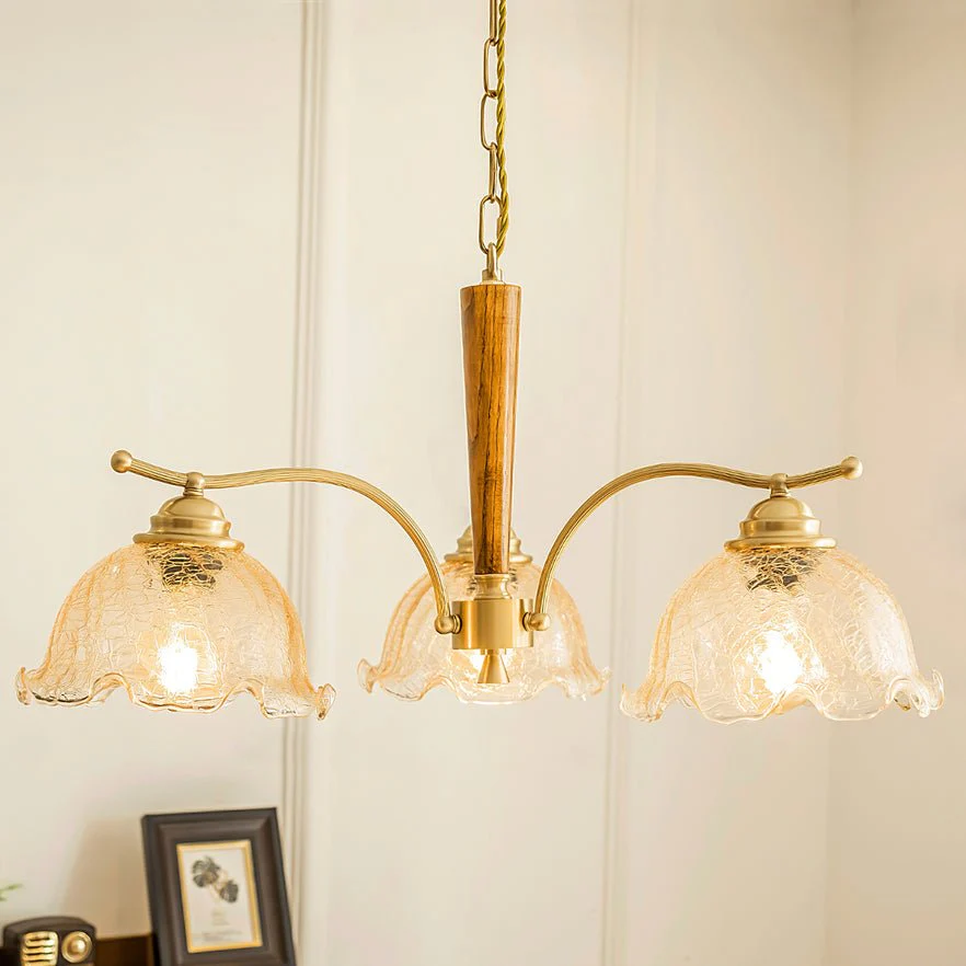 Orchid Vintage Glass Chandelier - Image 28