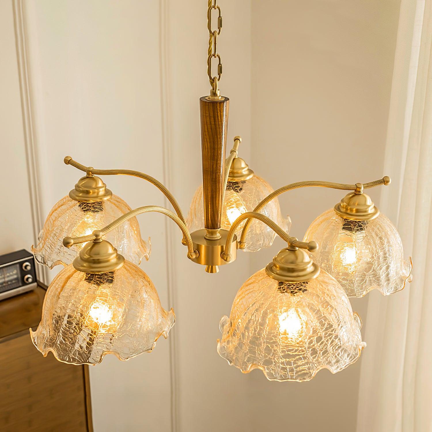 Orchid Vintage Glass Chandelier - Image 29