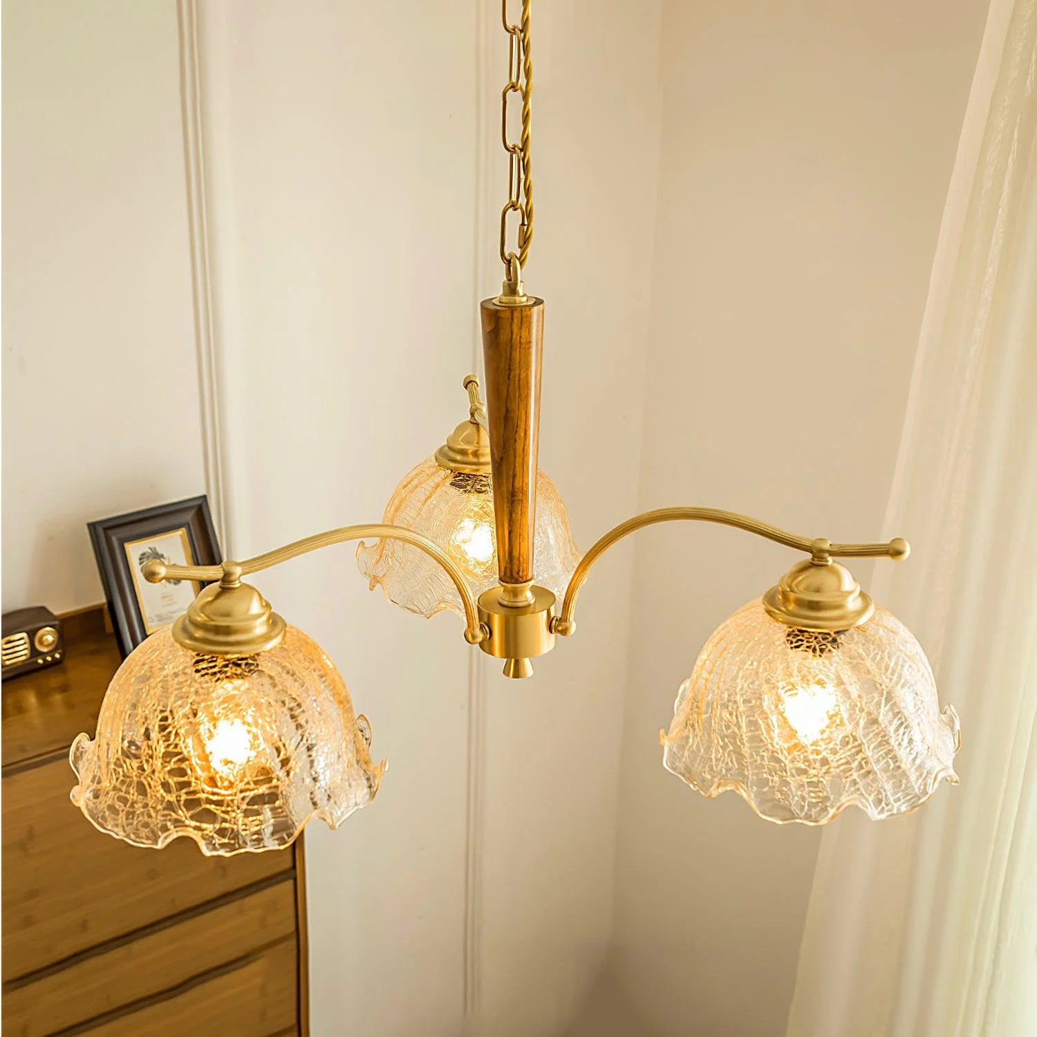 Orchid Vintage Glass Chandelier - Image 35