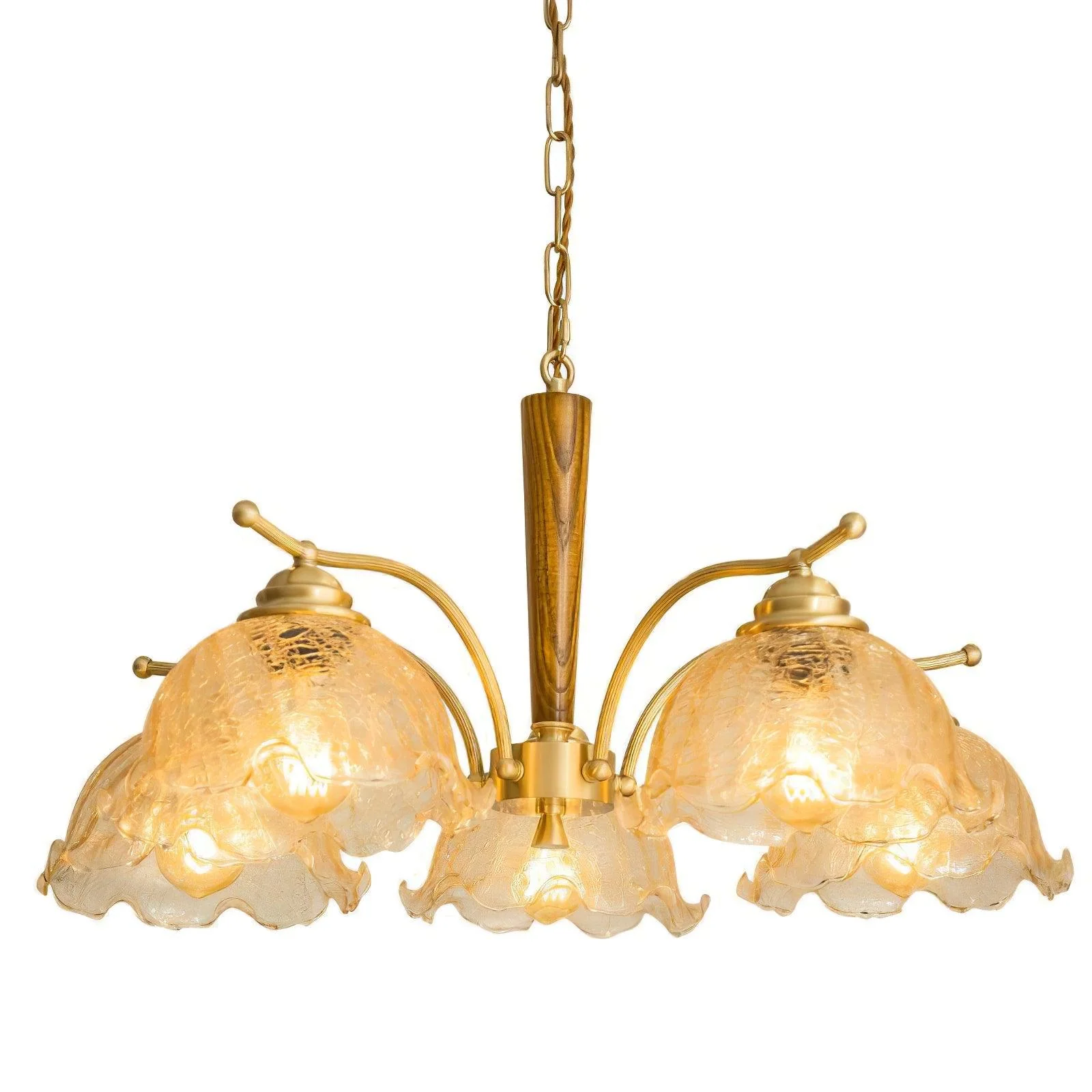 Orchid Vintage Glass Chandelier - Image 36