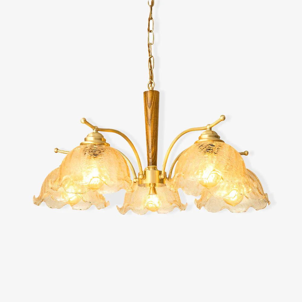 Orchid Vintage Glass Chandelier - Image 37