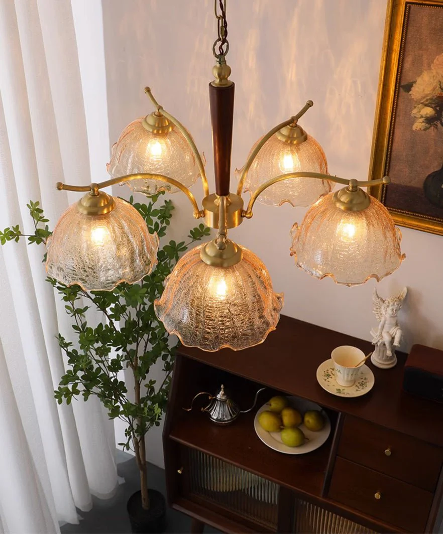Orchid Vintage Glass Chandelier - Image 39