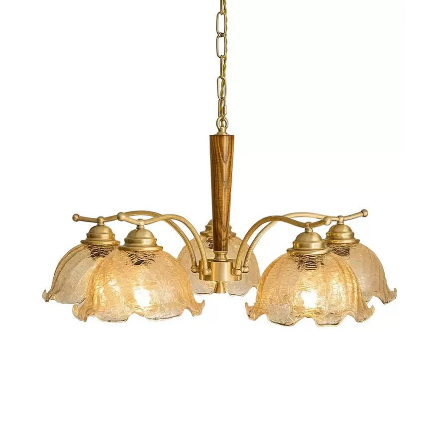 Orchid Vintage Glass Chandelier - Image 8