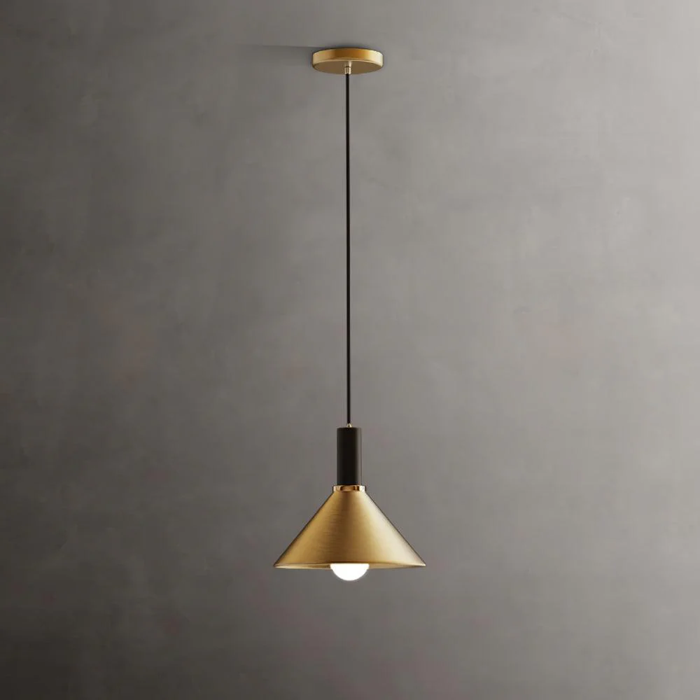 Orion Brass Cone Pendant Lamp - Image 16