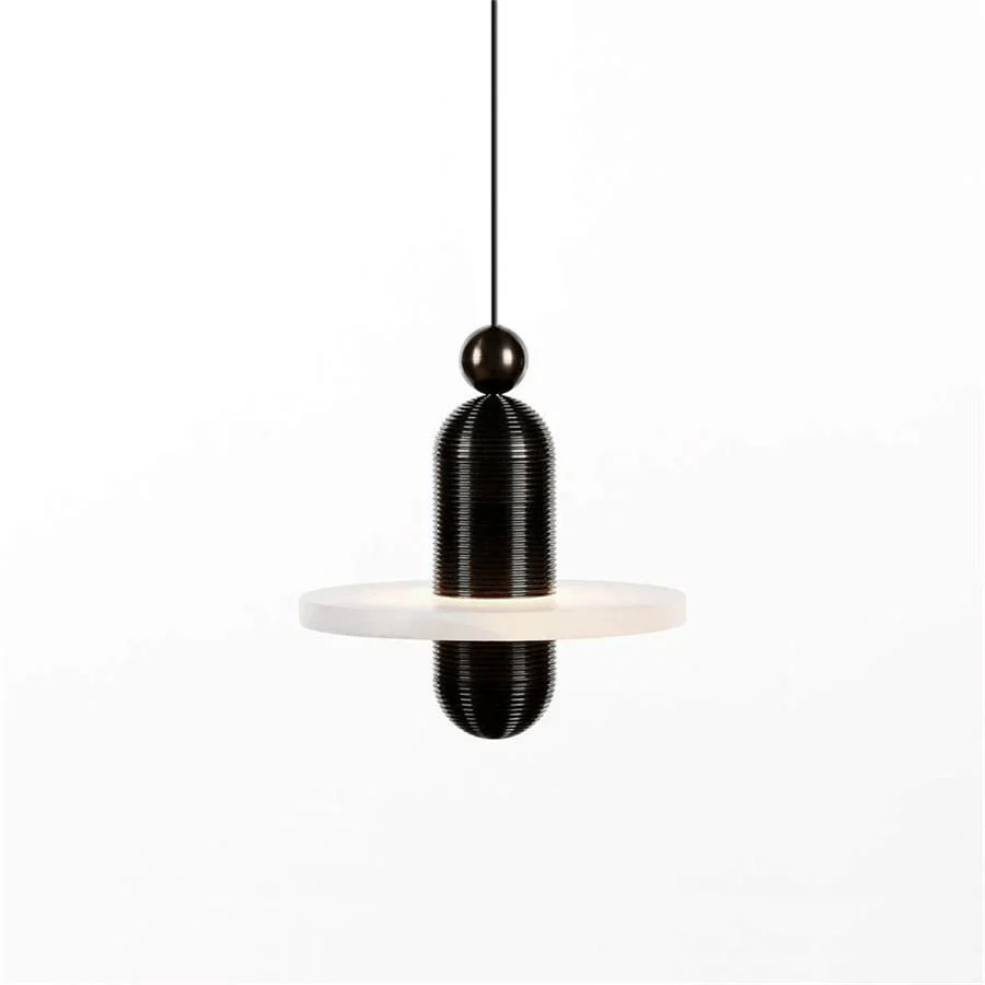 Orion Brushed Brass Alabaster Pendant Light - Image 15