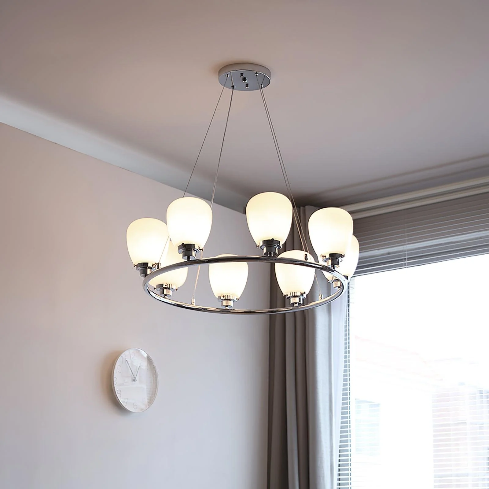 Orion Classic Glass Chandelier - Image 9