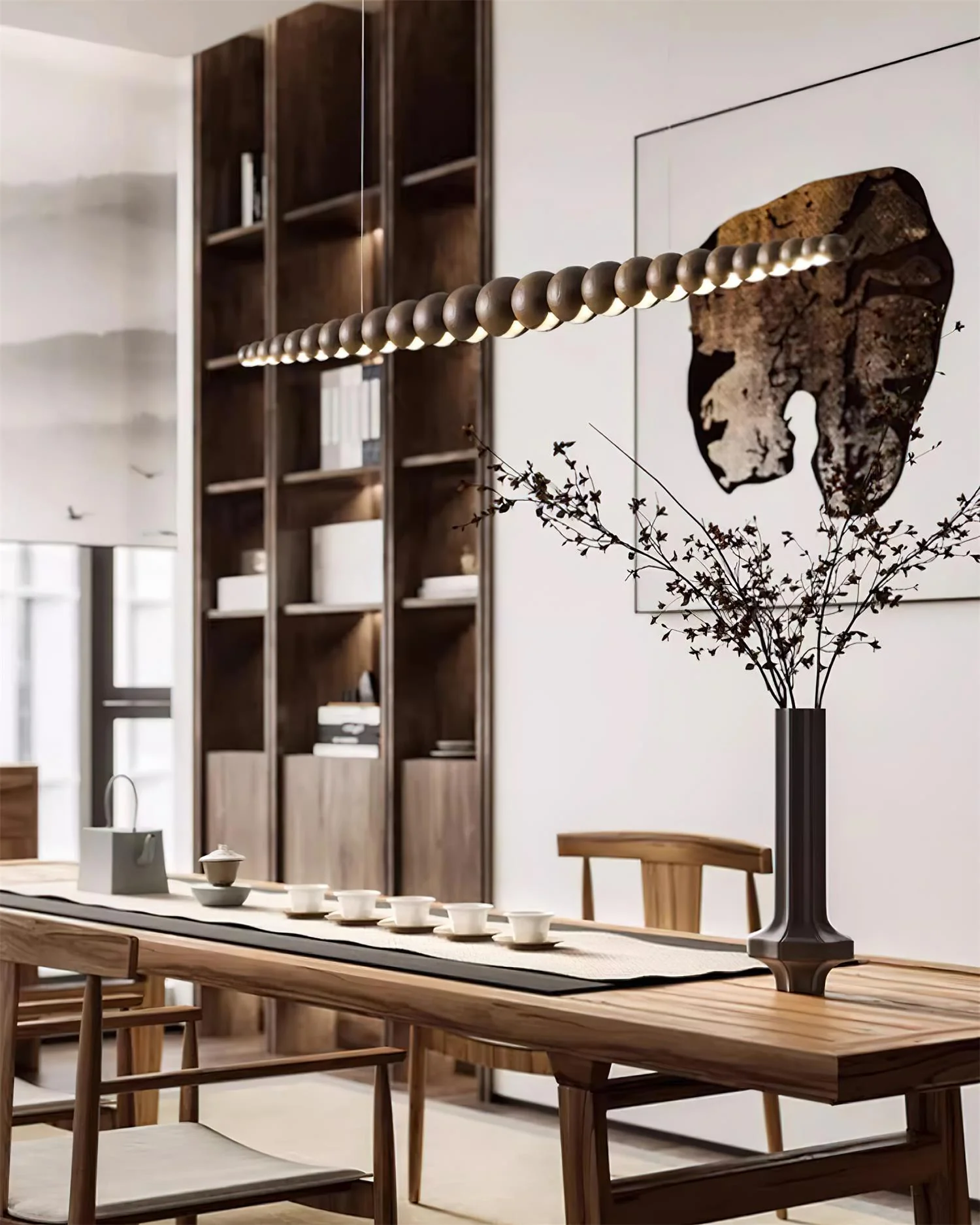 Orlanre Wood Minimalistic Pendant Light - Image 45