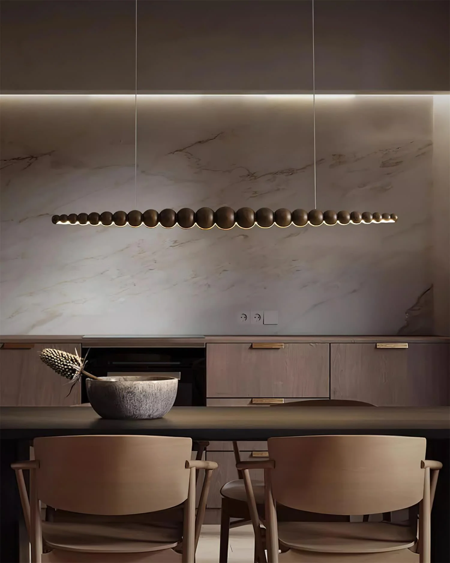 Orlanre Wood Minimalistic Pendant Light - Image 7